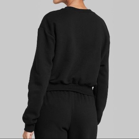 NWOT Wild Fable Black Sweatshirt - Picture 3 of 4